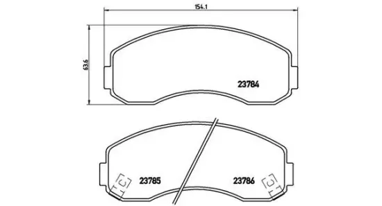 Bremsbelagsatz, Scheibenbremse Vorderachse MAGNETI MARELLI 363700499003 Bild Bremsbelagsatz, Scheibenbremse Vorderachse MAGNETI MARELLI 363700499003