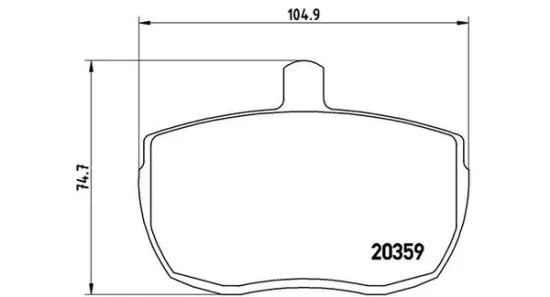 Bremsbelagsatz, Scheibenbremse Vorderachse MAGNETI MARELLI 363700506001 Bild Bremsbelagsatz, Scheibenbremse Vorderachse MAGNETI MARELLI 363700506001