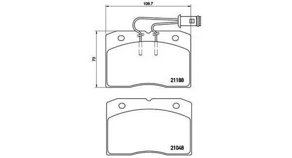 Bremsbelagsatz, Scheibenbremse MAGNETI MARELLI 363700506009 Bild Bremsbelagsatz, Scheibenbremse MAGNETI MARELLI 363700506009