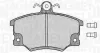 Bremsbelagsatz, Scheibenbremse Vorderachse MAGNETI MARELLI 363916060105