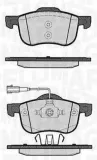 Bremsbelagsatz, Scheibenbremse Vorderachse MAGNETI MARELLI 363916060128
