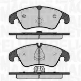 Bremsbelagsatz, Scheibenbremse Vorderachse MAGNETI MARELLI 363916060140