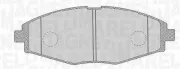 Bremsbelagsatz, Scheibenbremse Vorderachse MAGNETI MARELLI 363916060164