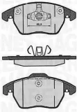 Bremsbelagsatz, Scheibenbremse Vorderachse MAGNETI MARELLI 363916060178
