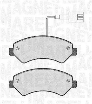 Bremsbelagsatz, Scheibenbremse MAGNETI MARELLI 363916060190