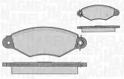 Bremsbelagsatz, Scheibenbremse Vorderachse MAGNETI MARELLI 363916060200