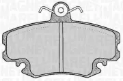 Bremsbelagsatz, Scheibenbremse Vorderachse MAGNETI MARELLI 363916060204