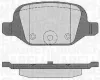 Bremsbelagsatz, Scheibenbremse Hinterachse MAGNETI MARELLI 363916060216