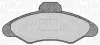 Bremsbelagsatz, Scheibenbremse Vorderachse MAGNETI MARELLI 363916060246