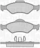 Bremsbelagsatz, Scheibenbremse Vorderachse MAGNETI MARELLI 363916060251
