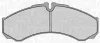 Bremsbelagsatz, Scheibenbremse MAGNETI MARELLI 363916060283