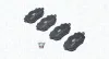 Bremsbelagsatz, Scheibenbremse Vorderachse MAGNETI MARELLI 363916060291 Bild Bremsbelagsatz, Scheibenbremse Vorderachse MAGNETI MARELLI 363916060291