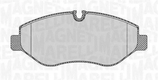 Bremsbelagsatz, Scheibenbremse Vorderachse MAGNETI MARELLI 363916060298 Bild Bremsbelagsatz, Scheibenbremse Vorderachse MAGNETI MARELLI 363916060298