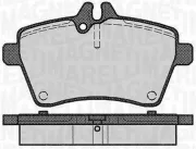 Bremsbelagsatz, Scheibenbremse Vorderachse MAGNETI MARELLI 363916060309