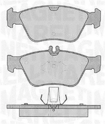 Bremsbelagsatz, Scheibenbremse MAGNETI MARELLI 363916060310 Bild Bremsbelagsatz, Scheibenbremse MAGNETI MARELLI 363916060310