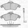 Bremsbelagsatz, Scheibenbremse Vorderachse MAGNETI MARELLI 363916060321