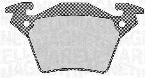 Bremsbelagsatz, Scheibenbremse MAGNETI MARELLI 363916060328