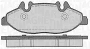 Bremsbelagsatz, Scheibenbremse Vorderachse MAGNETI MARELLI 363916060329