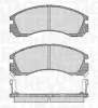 Bremsbelagsatz, Scheibenbremse Vorderachse MAGNETI MARELLI 363916060339