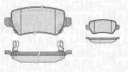 Bremsbelagsatz, Scheibenbremse MAGNETI MARELLI 363916060356