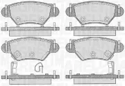 Bremsbelagsatz, Scheibenbremse MAGNETI MARELLI 363916060357