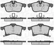 Bremsbelagsatz, Scheibenbremse MAGNETI MARELLI 363916060364