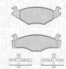 Bremsbelagsatz, Scheibenbremse Vorderachse MAGNETI MARELLI 363916060394