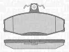 Bremsbelagsatz, Scheibenbremse Vorderachse MAGNETI MARELLI 363916060397