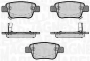 Bremsbelagsatz, Scheibenbremse MAGNETI MARELLI 363916060403