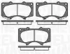 Bremsbelagsatz, Scheibenbremse Vorderachse MAGNETI MARELLI 363916060409
