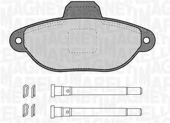 Bremsbelagsatz, Scheibenbremse MAGNETI MARELLI 363916060456