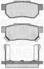 Bremsbelagsatz, Scheibenbremse Hinterachse MAGNETI MARELLI 363916060457