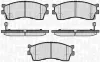 Bremsbelagsatz, Scheibenbremse Vorderachse MAGNETI MARELLI 363916060458