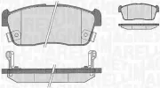 Bremsbelagsatz, Scheibenbremse Vorderachse MAGNETI MARELLI 363916060471