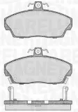 Bremsbelagsatz, Scheibenbremse MAGNETI MARELLI 363916060484