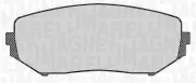 Bremsbelagsatz, Scheibenbremse Vorderachse MAGNETI MARELLI 363916060494