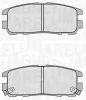 Bremsbelagsatz, Scheibenbremse Hinterachse MAGNETI MARELLI 363916060497