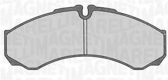 Bremsbelagsatz, Scheibenbremse Vorderachse MAGNETI MARELLI 363916060526 Bild Bremsbelagsatz, Scheibenbremse Vorderachse MAGNETI MARELLI 363916060526