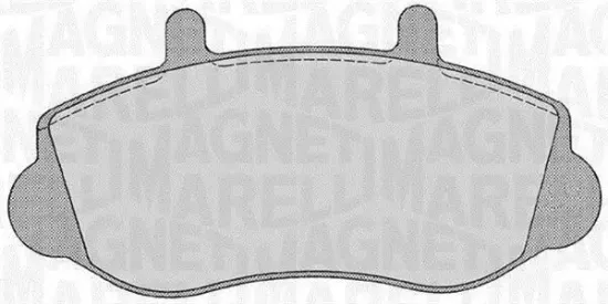 Bremsbelagsatz, Scheibenbremse MAGNETI MARELLI 363916060544 Bild Bremsbelagsatz, Scheibenbremse MAGNETI MARELLI 363916060544