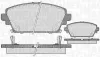 Bremsbelagsatz, Scheibenbremse Vorderachse MAGNETI MARELLI 363916060567