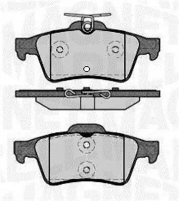 Bremsbelagsatz, Scheibenbremse MAGNETI MARELLI 363916060570