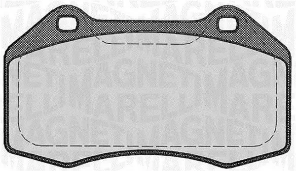 Bremsbelagsatz, Scheibenbremse Vorderachse MAGNETI MARELLI 363916060590