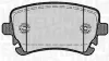 Bremsbelagsatz, Scheibenbremse Hinterachse MAGNETI MARELLI 363916060602