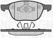 Bremsbelagsatz, Scheibenbremse Vorderachse MAGNETI MARELLI 363916060604