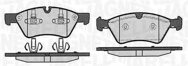 Bremsbelagsatz, Scheibenbremse MAGNETI MARELLI 363916060639 Bild Bremsbelagsatz, Scheibenbremse MAGNETI MARELLI 363916060639