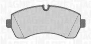 Bremsbelagsatz, Scheibenbremse Vorderachse MAGNETI MARELLI 363916060647