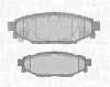 Bremsbelagsatz, Scheibenbremse MAGNETI MARELLI 363916060700