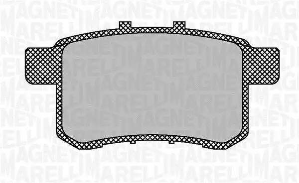 Bremsbelagsatz, Scheibenbremse Hinterachse MAGNETI MARELLI 363916060703