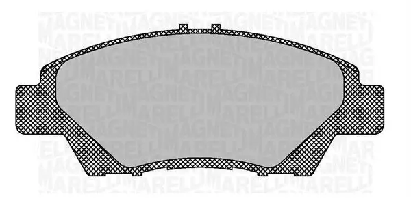 Bremsbelagsatz, Scheibenbremse Vorderachse MAGNETI MARELLI 363916060707