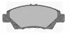 Bremsbelagsatz, Scheibenbremse Vorderachse MAGNETI MARELLI 363916060707